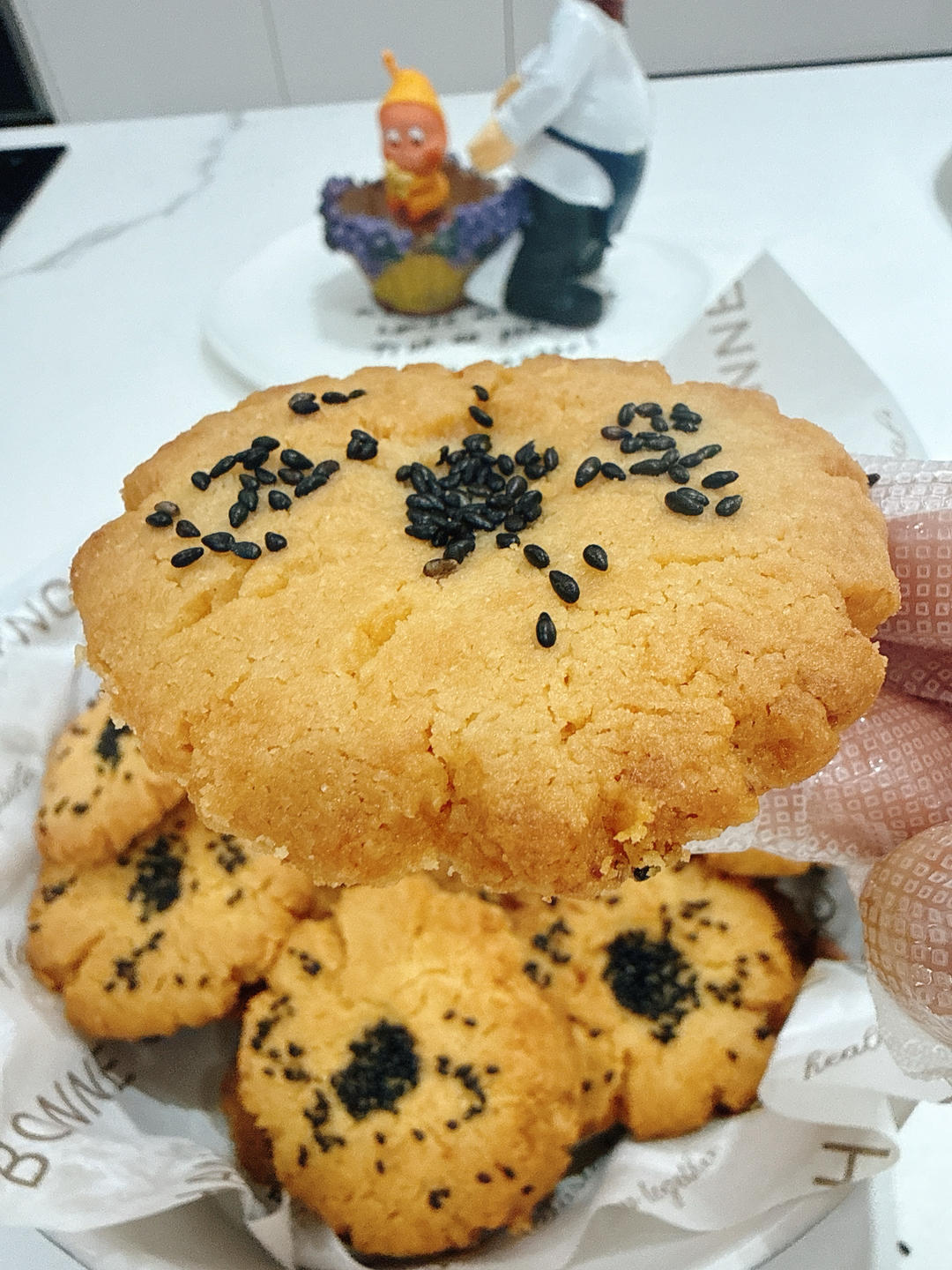 无猪油桃酥‼️酥到掉渣‼️玉米油版！超简单！