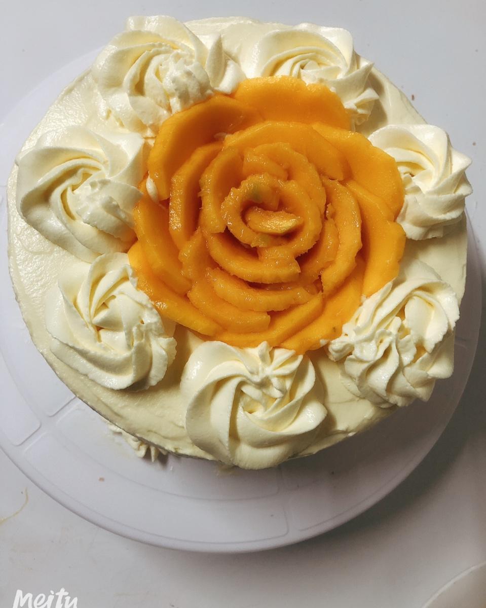 芒果花蛋糕