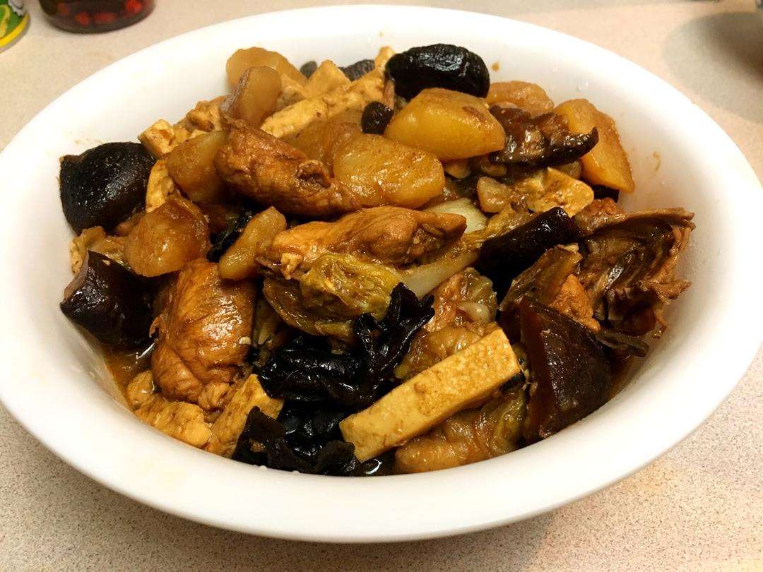 小鸡炖蘑菇