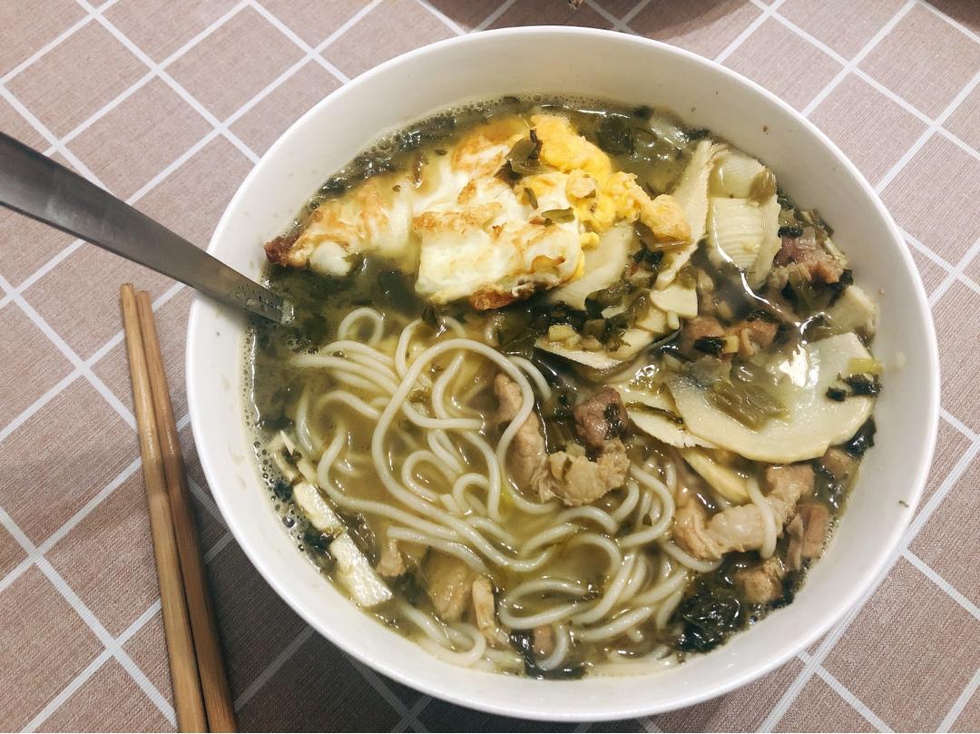 雪菜肉丝面