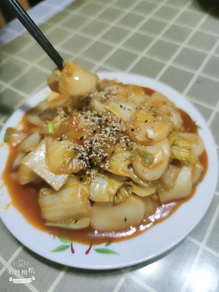 制作年糕，炒年糕