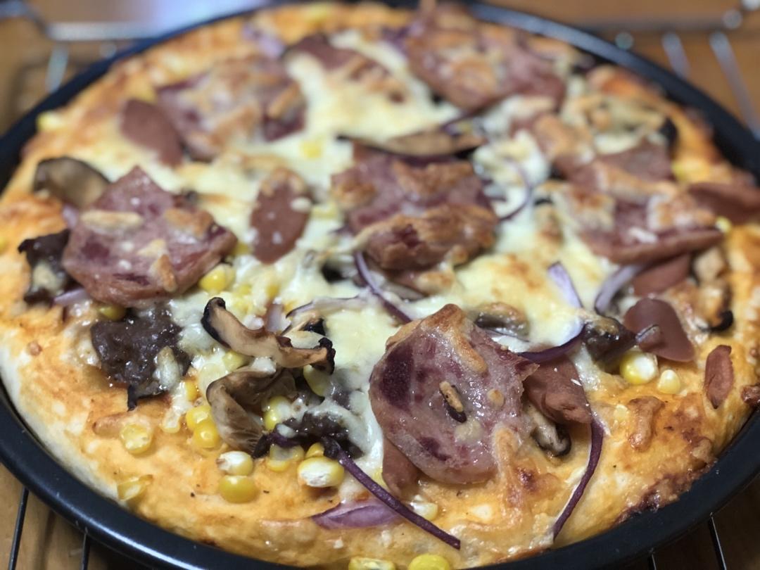 金枪鱼火腿pizza