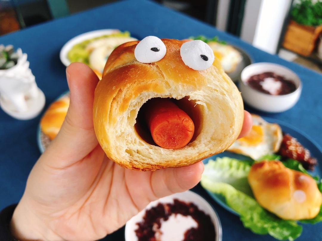 万圣节木乃伊香肠面包-小美版