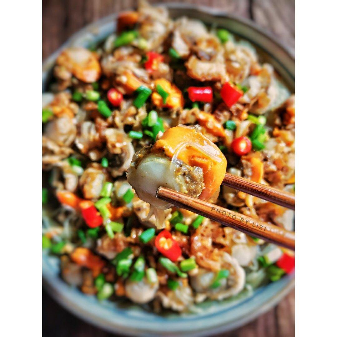 ‼️蒜蓉粉丝蒸扇贝肉🔥粉丝吸饱了汤汁，超鲜美