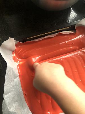 美美哒红丝绒蛋糕卷的做法 步骤9