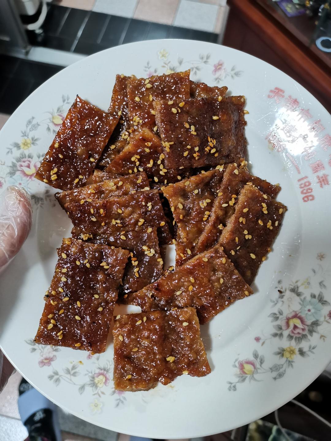 不加淀粉 猪肉脯（好吃得停不下来）