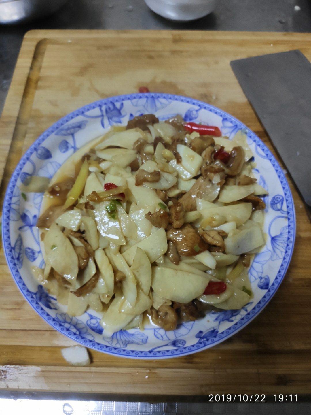 茭白炒肉