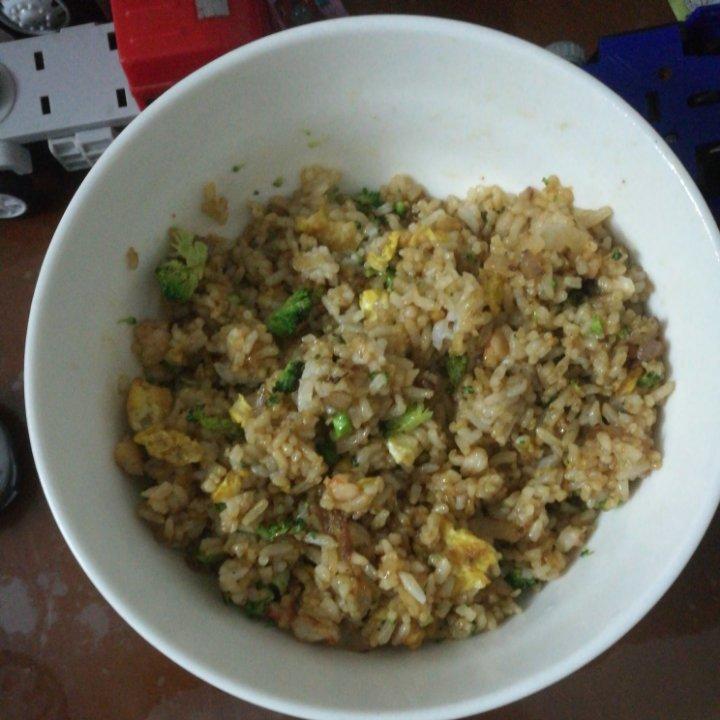 全网最好吃的【虾仁炒饭】！