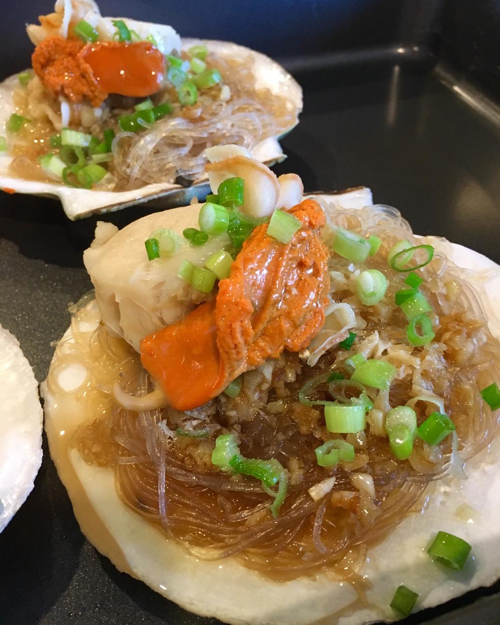 蒜蓉粉丝蒸扇贝粉丝入味有诀窍