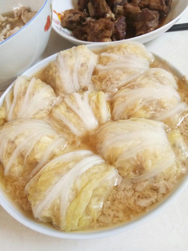 肉酿白菜卷