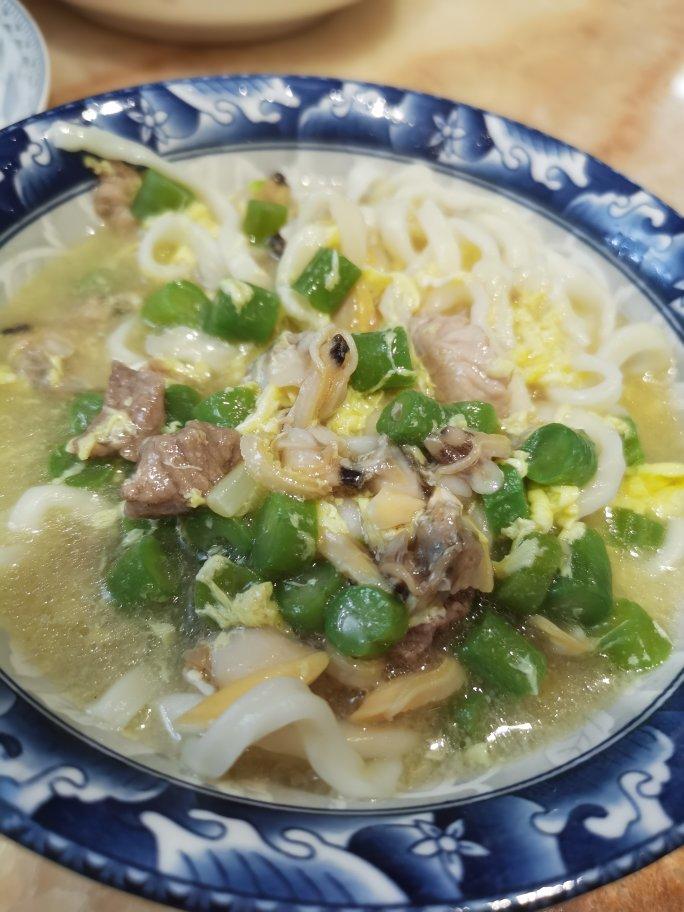 芸豆蚬子打卤面