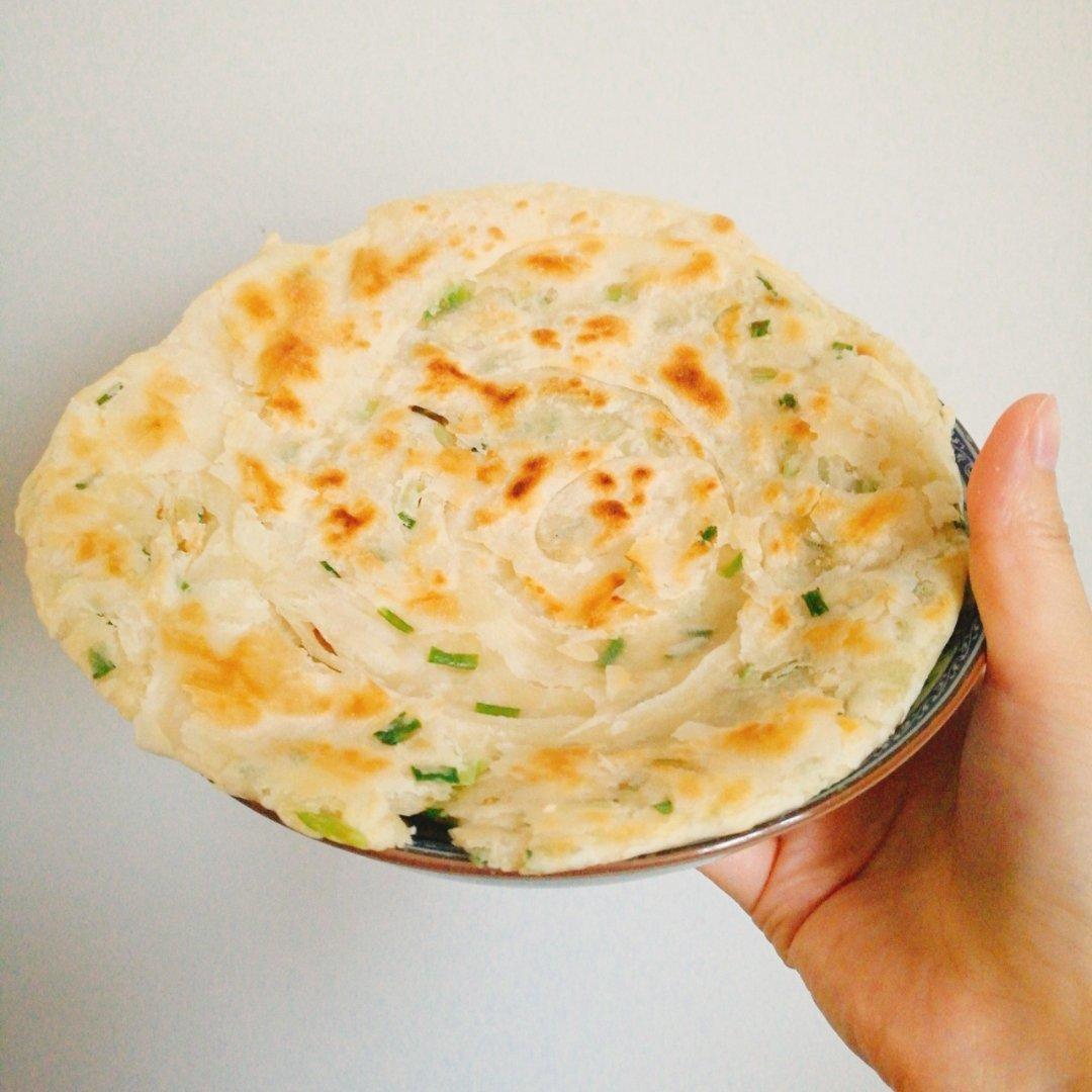 层薄如纸外酥内软的手抓饼&葱油饼