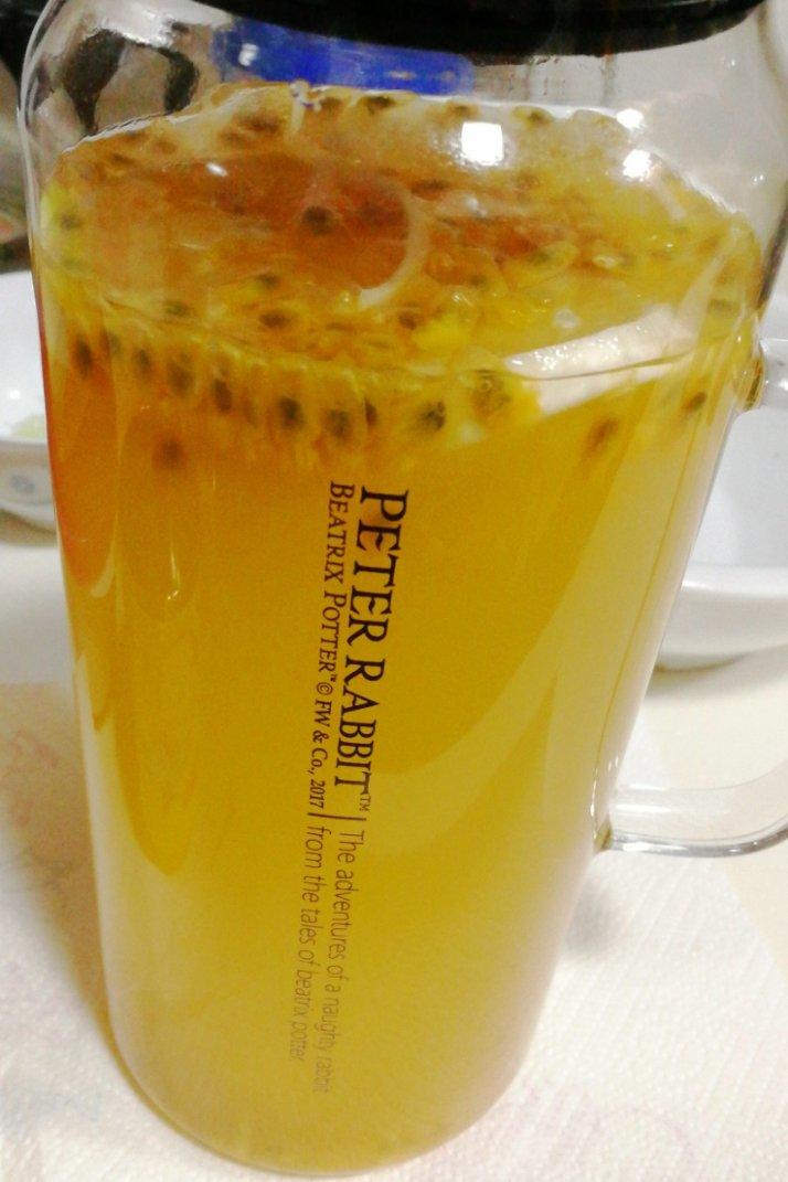 百香果蜂蜜柠檬茶