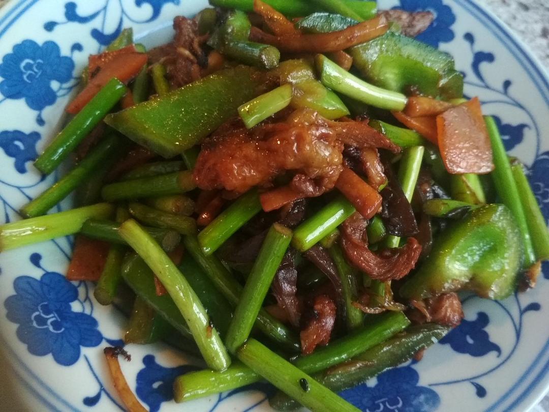 蒜薹炒肉丝