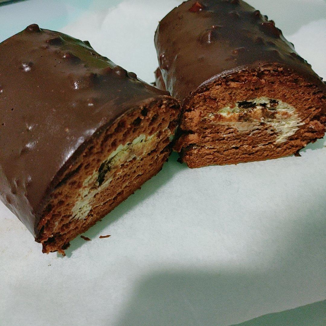 甜甜小姐姐做的脆皮梦龙卷