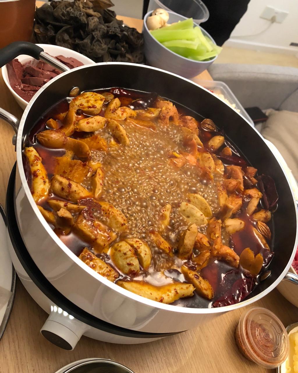 婉娘娘做的自制麻辣重庆火锅