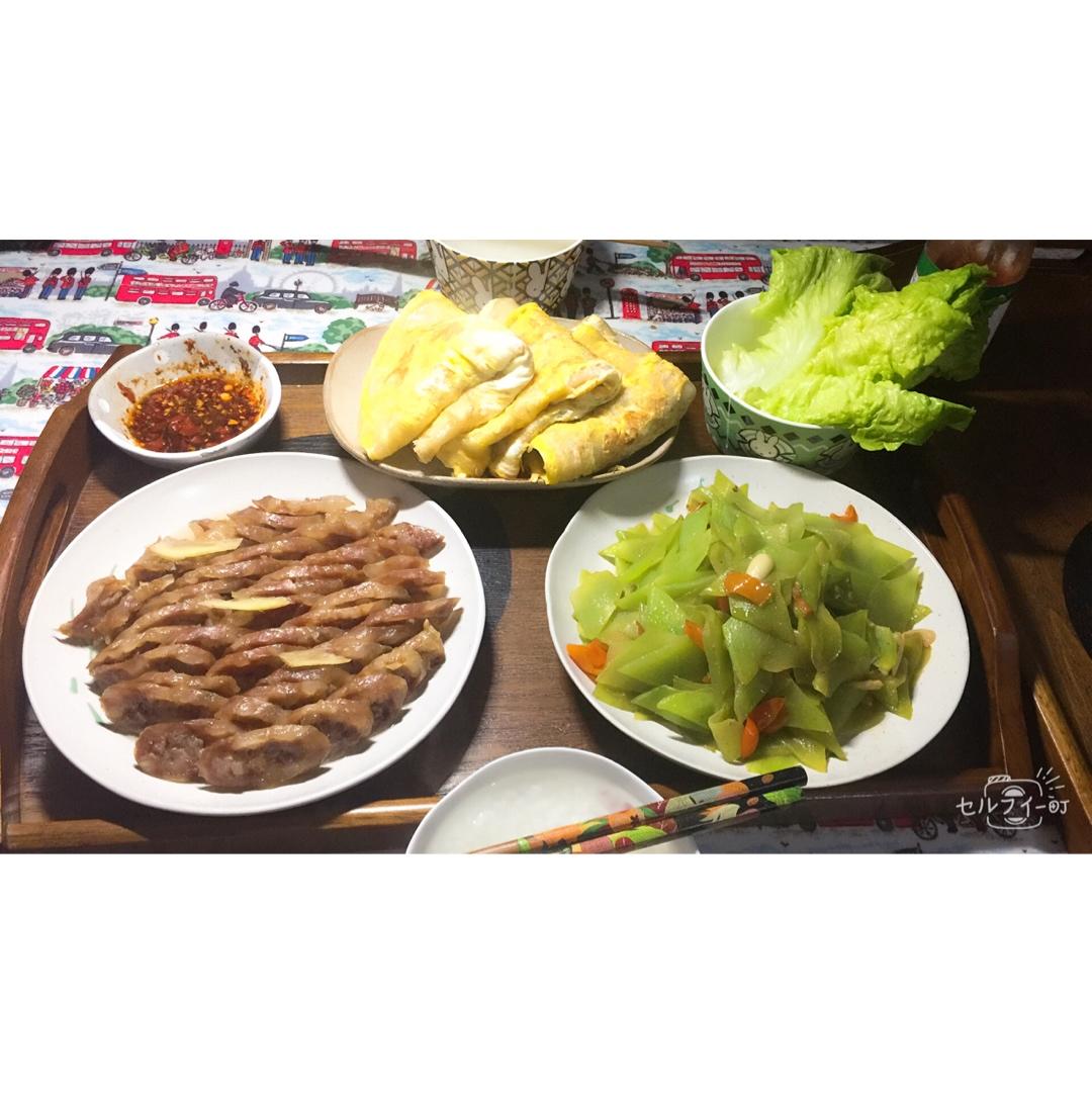 清炒莴笋