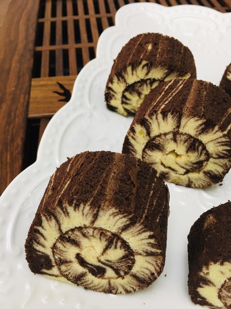 可可戚风蛋糕卷