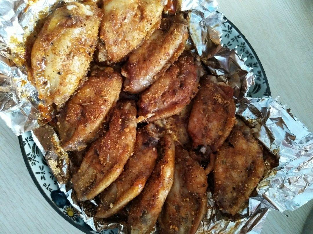 锡纸烤鸡翅