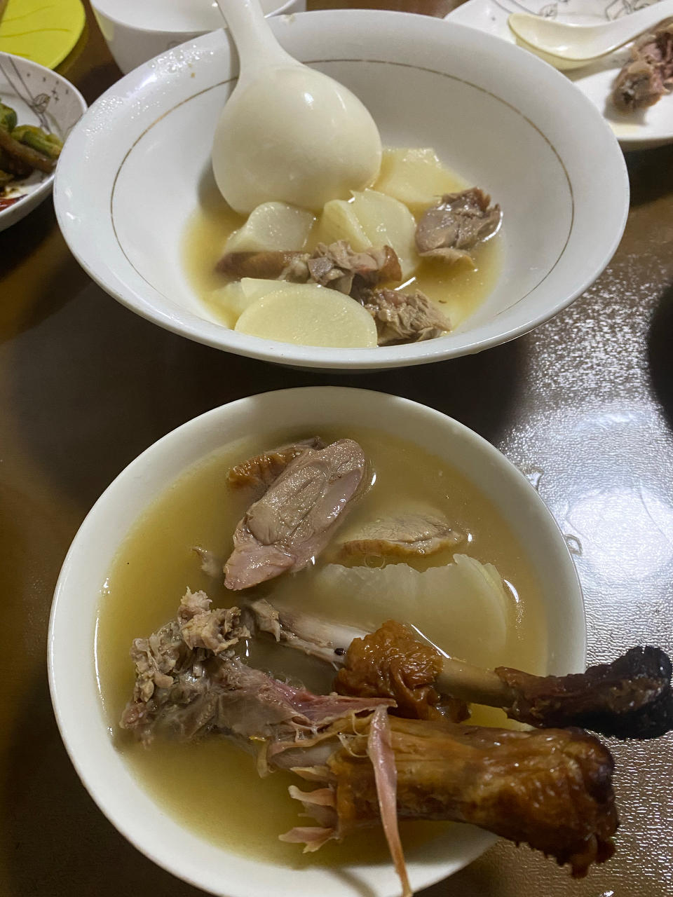 奶白鸭架汤（烤鸭）