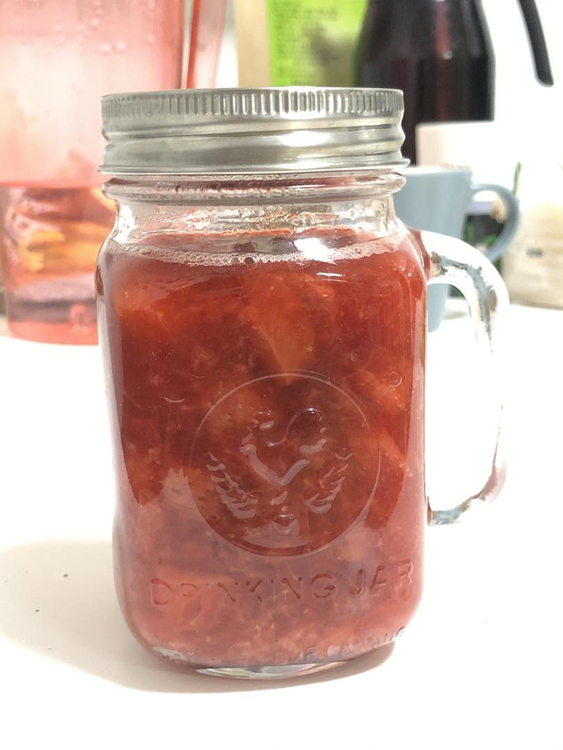 自制无添加草莓酱