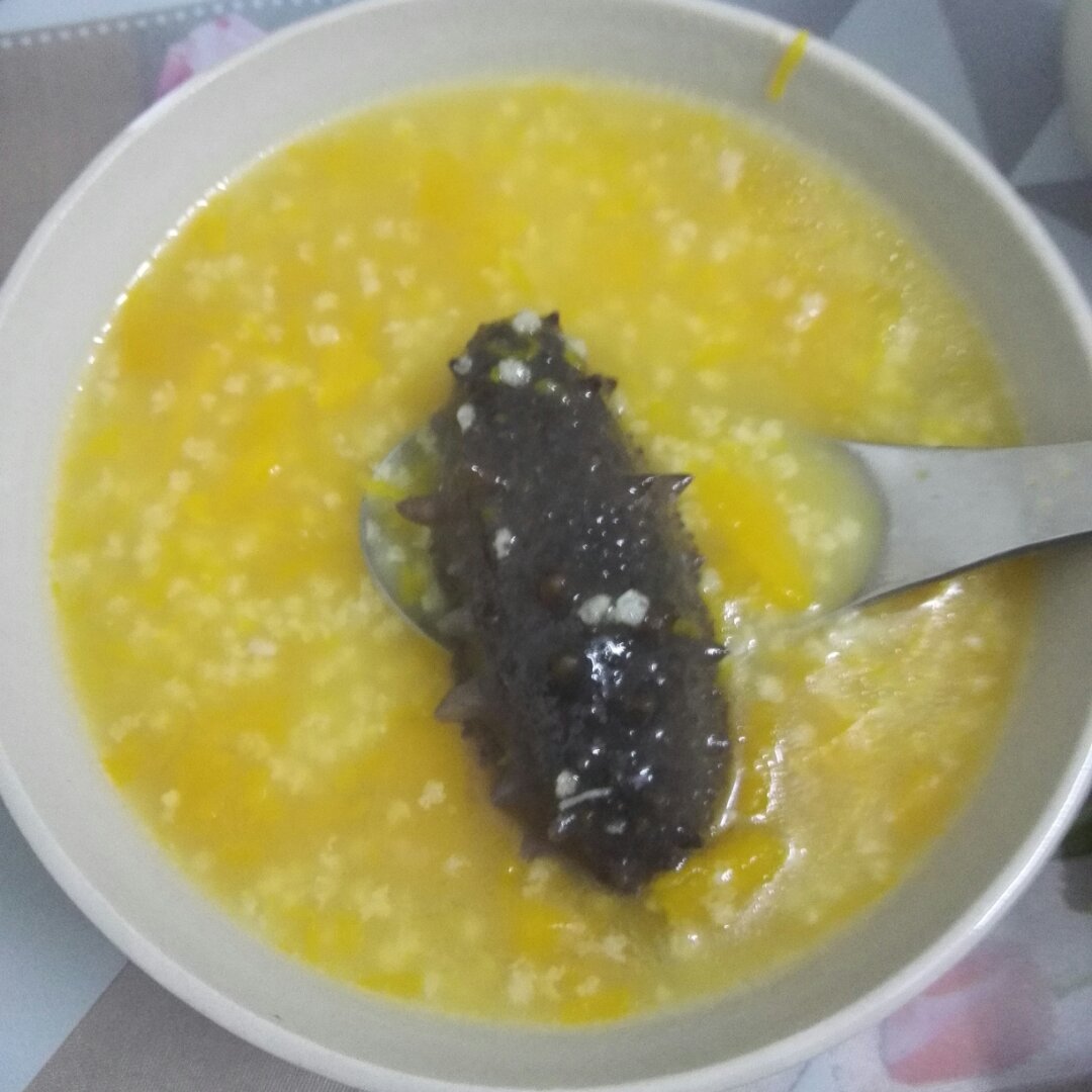 金汤小米烩海参