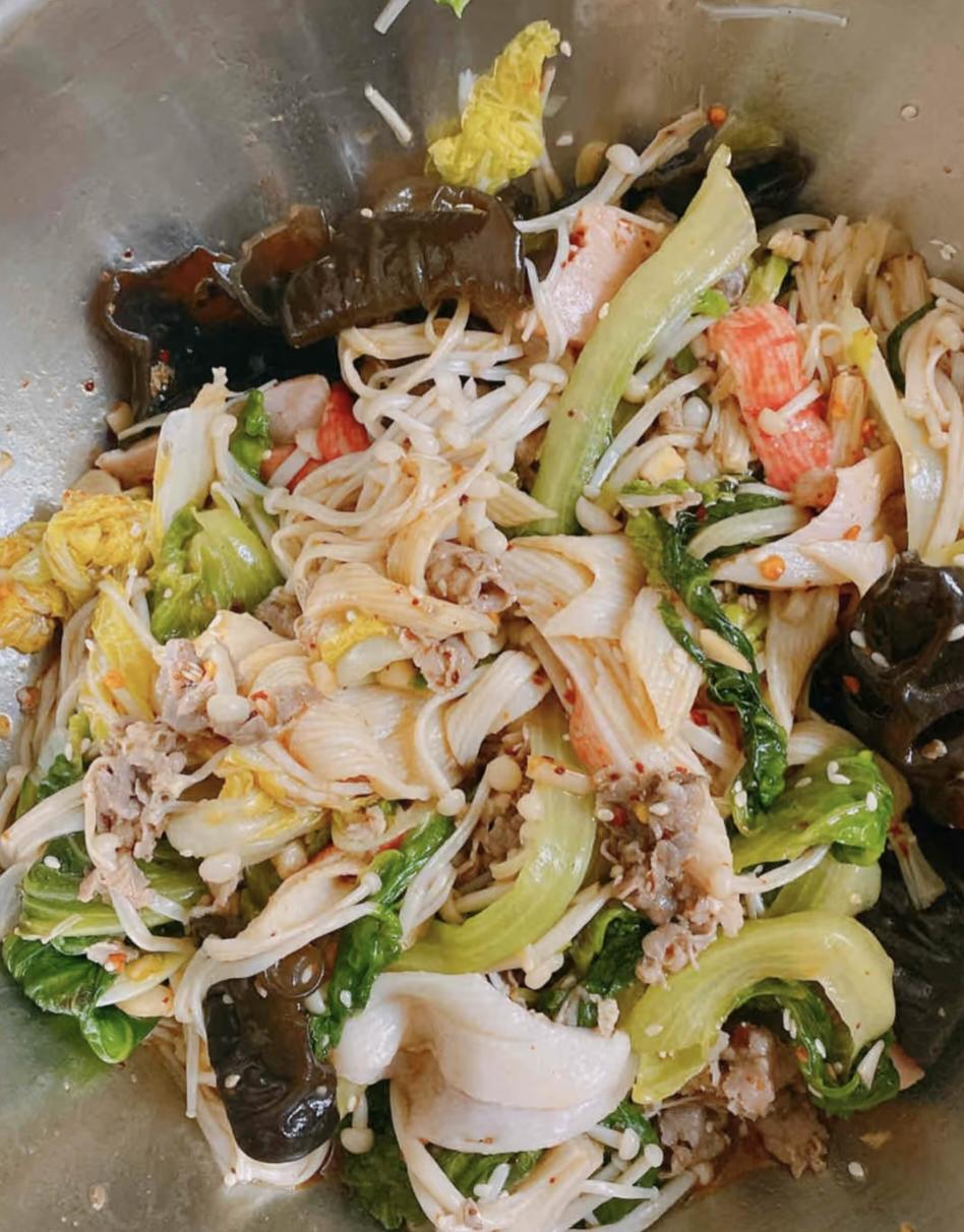 秒杀小夜市的麻酱流汁宽粉