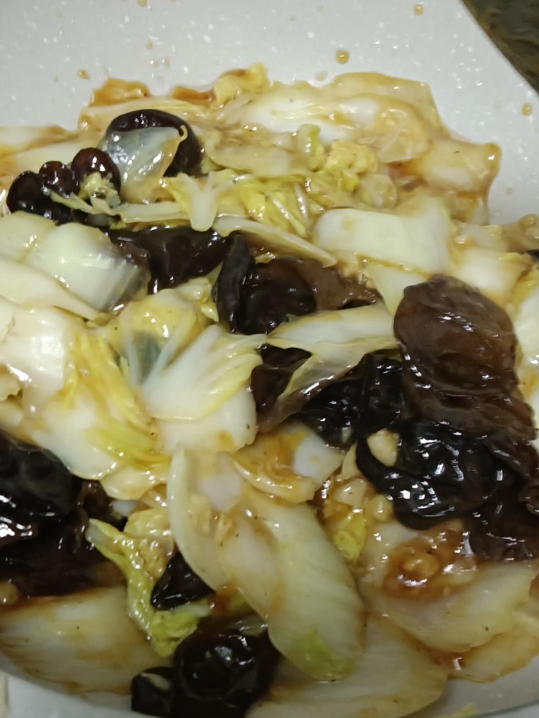 开胃下饭菜！醋溜白菜木耳