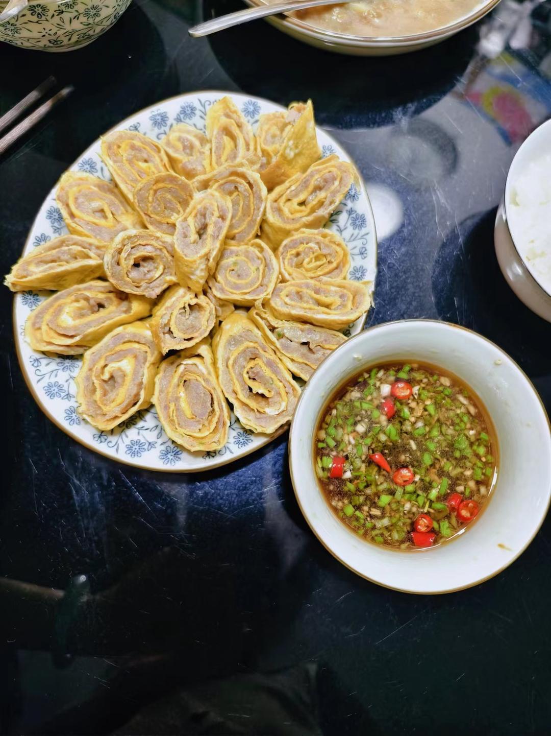 黄金肉蛋卷