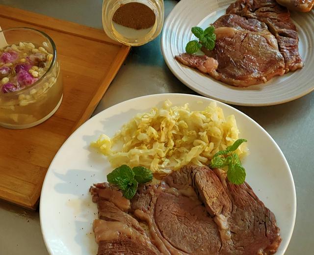 澳洲牛肉/炭火黄油陈皮铁板煎澳洲上脑牛排的做法