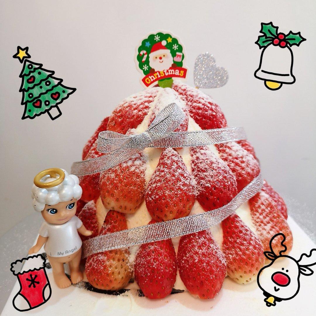 火热圣诞草莓塔