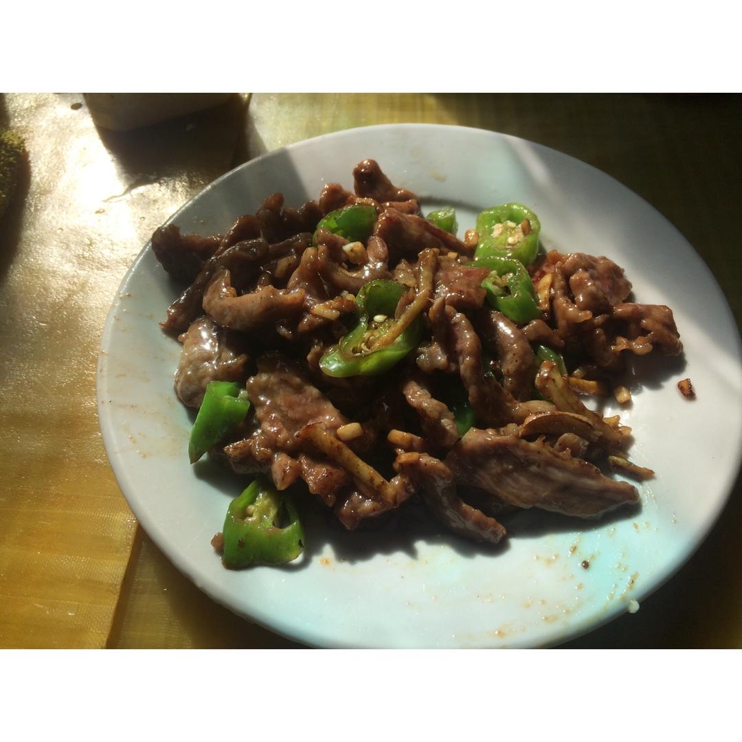 青椒炒牛肉