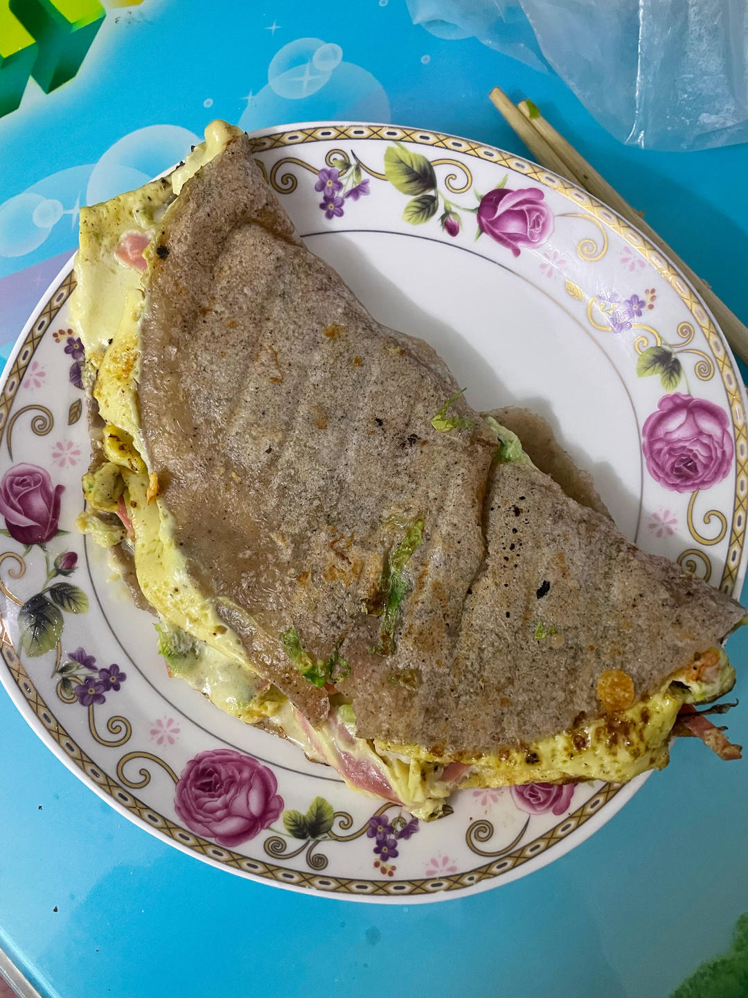 海鲜卷心菜蛋饼｜低脂高蛋白｜卷饼新吃法