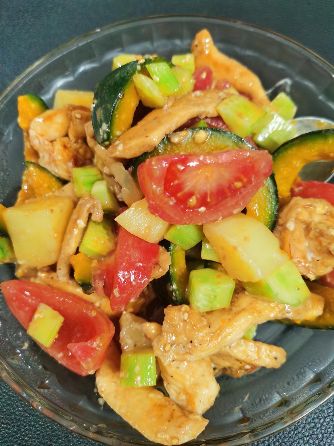 低卡饱腹‼️🥦土豆鸡胸肉沙拉