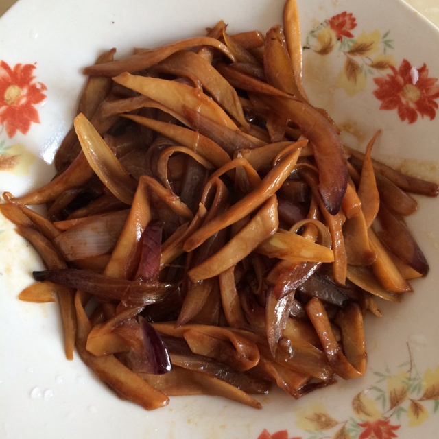 洋葱遇到杏鲍菇