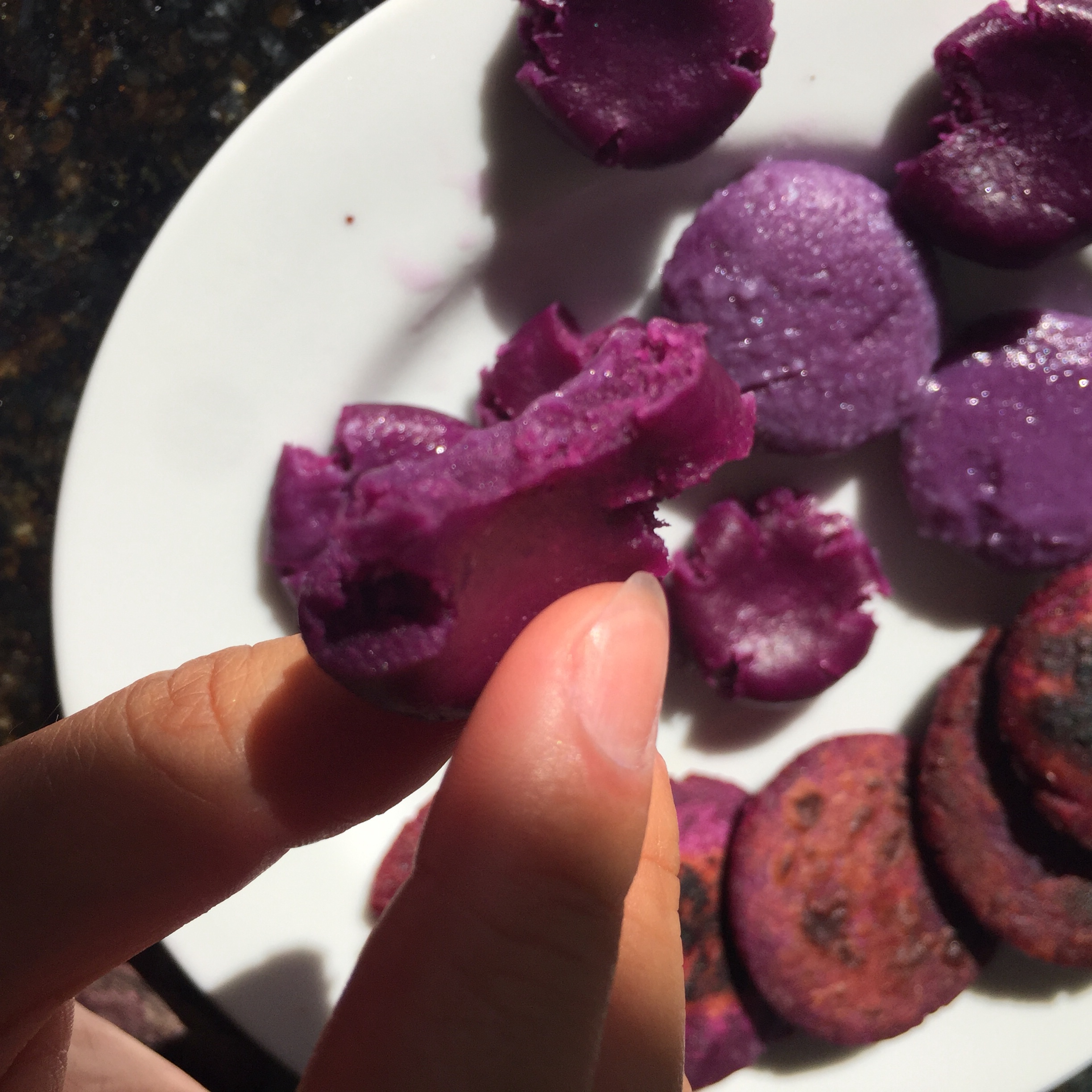 紫薯糯米饼的各种吃法的做法 步骤13