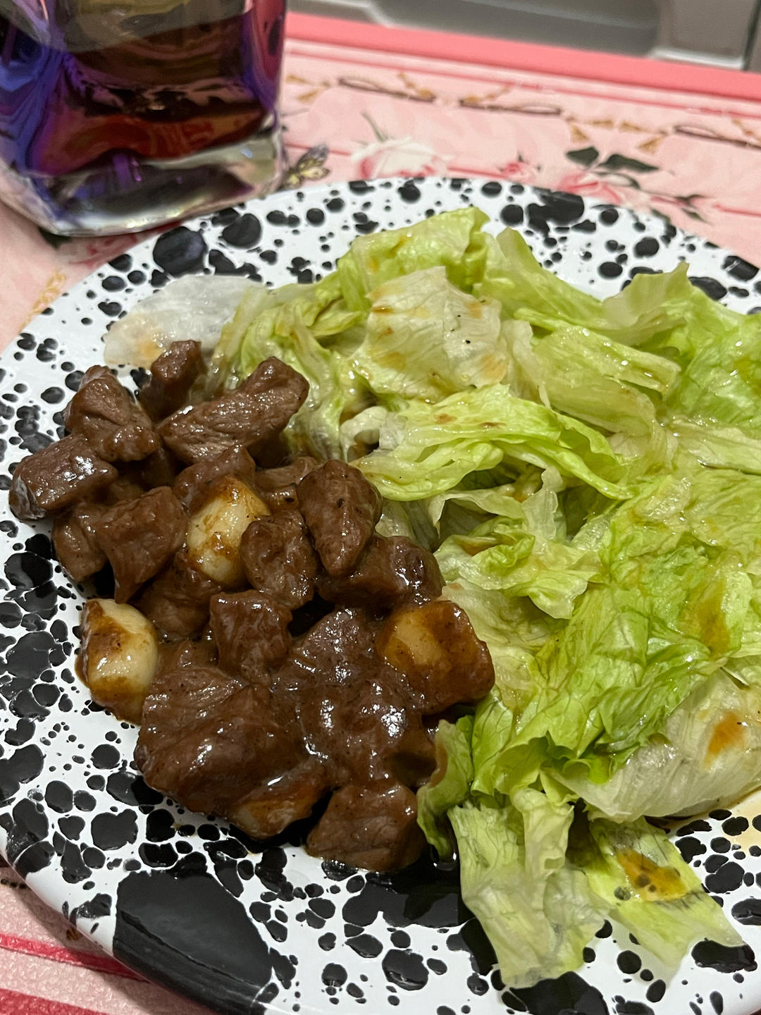 好吃到舔盘的蒜香黑椒牛肉粒