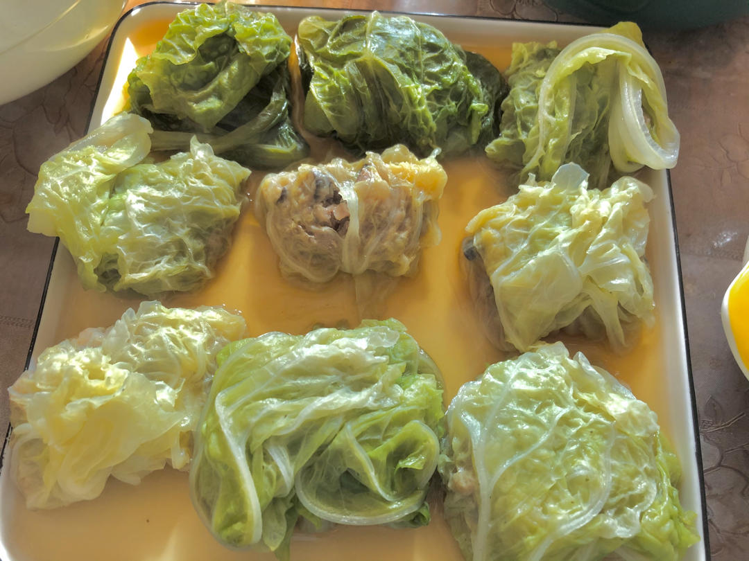 肉酿白菜卷
