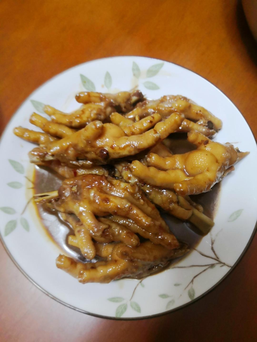 不需要一滴油的红烧鸡爪（不用炒糖色，新手友好！）