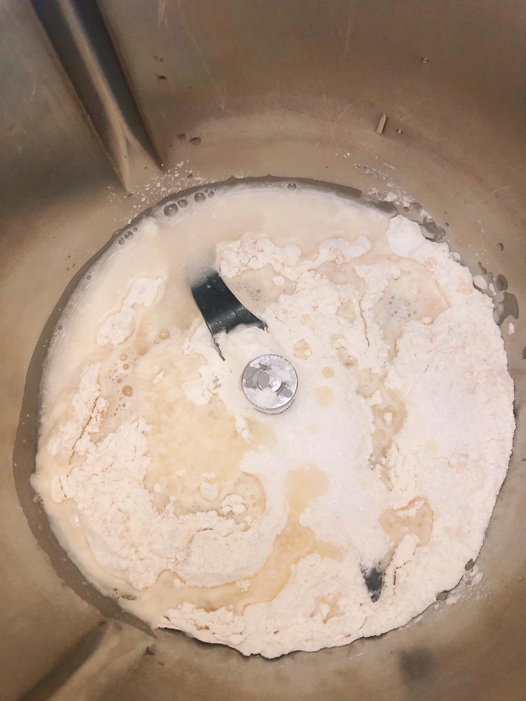 纯奶手撕吐司的做法 步骤1