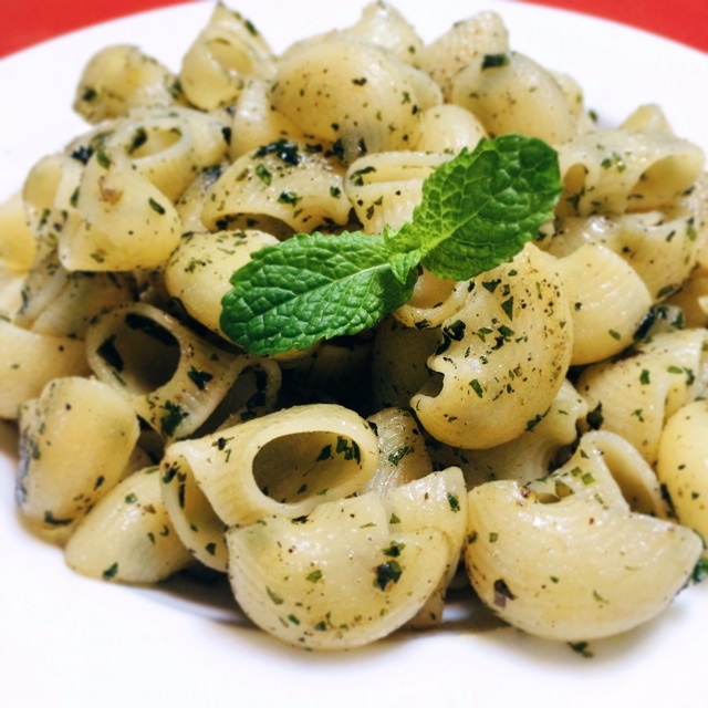 橄榄油薄荷意面