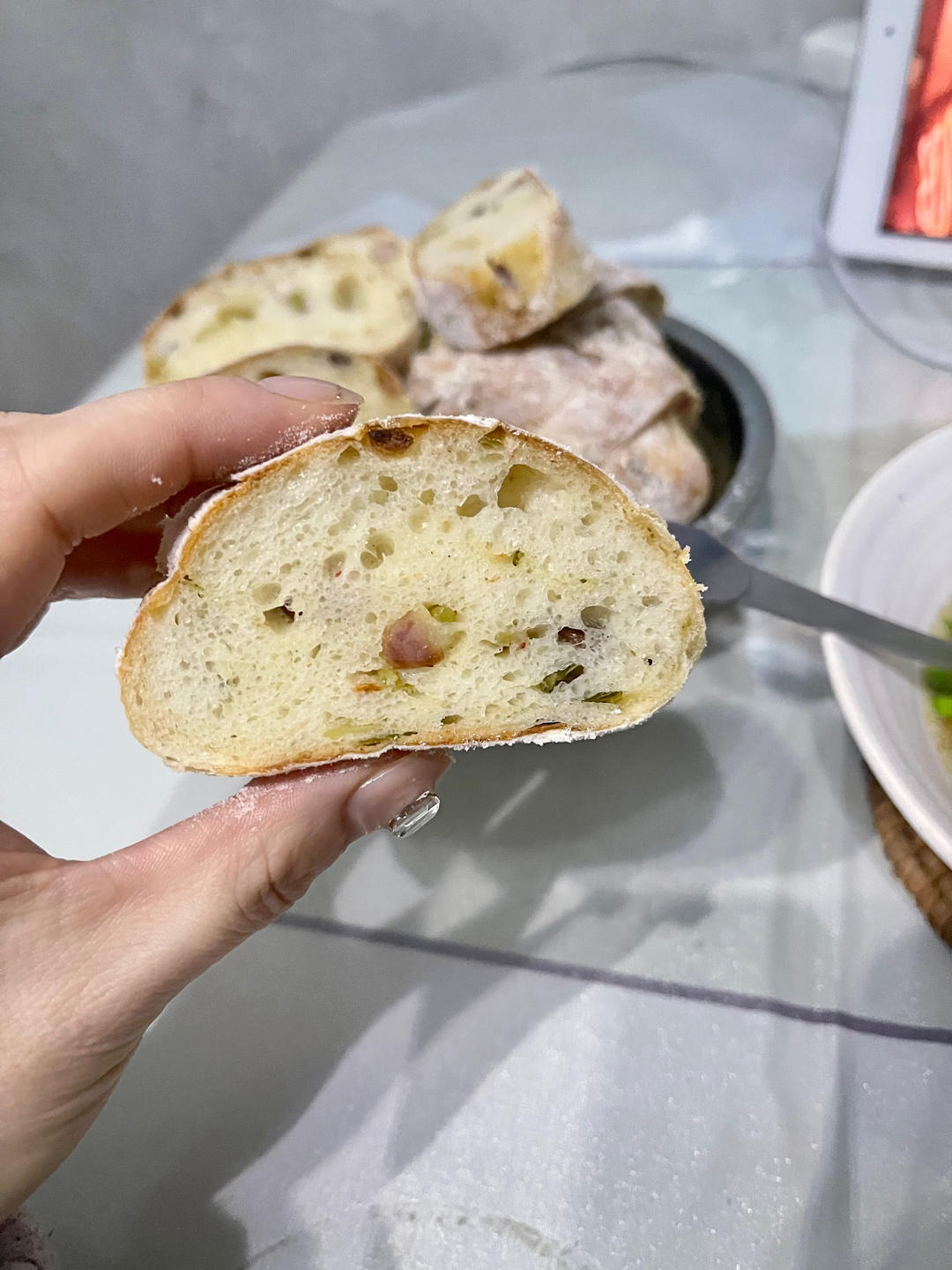 【ciabatta】家庭版恰巴塔，软乎乎的拖鞋面包