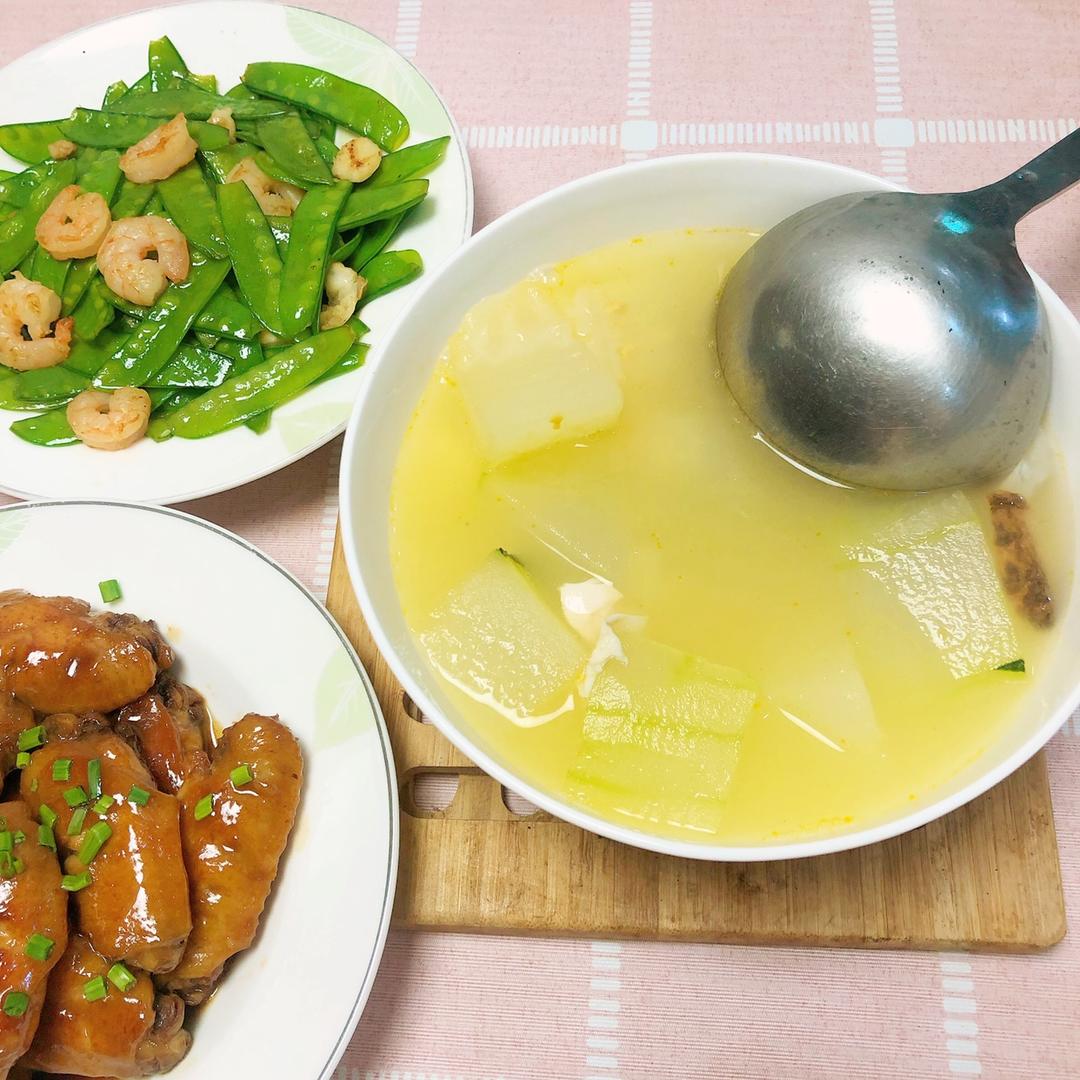 节瓜咸蛋汤