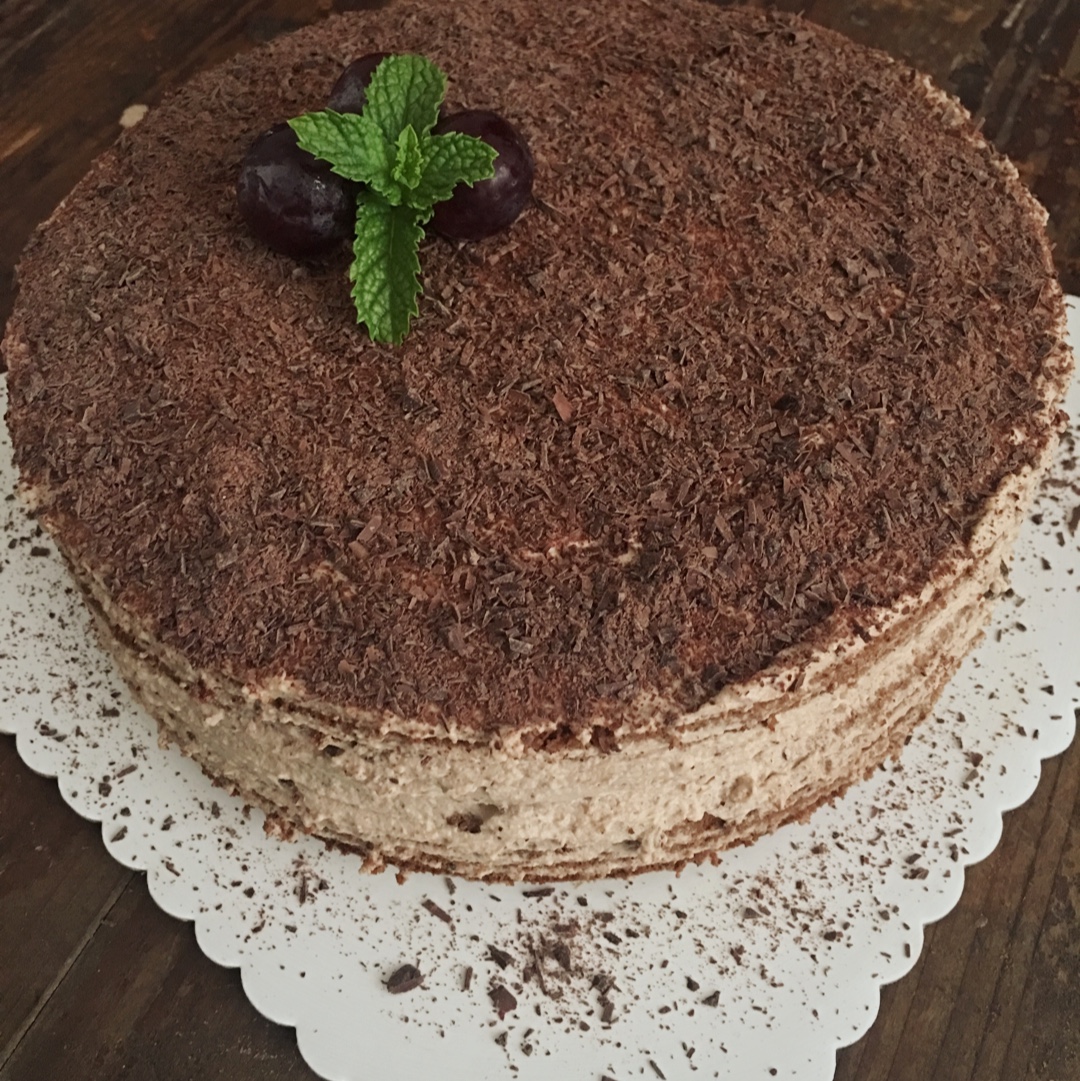 史上最好吃的摩卡戚风蛋糕7寸！！