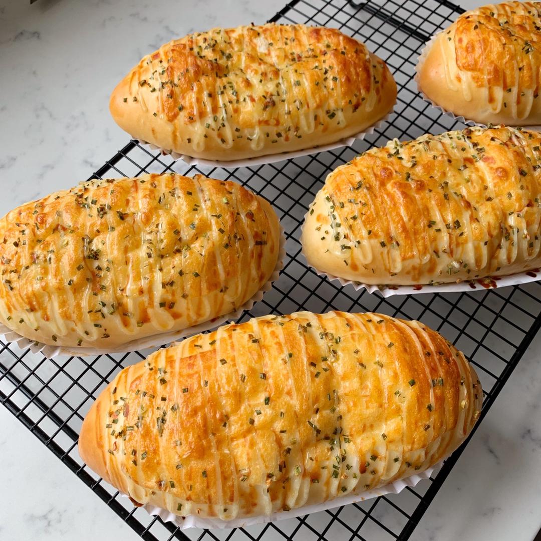 香葱芝士火腿面包  新手必修版