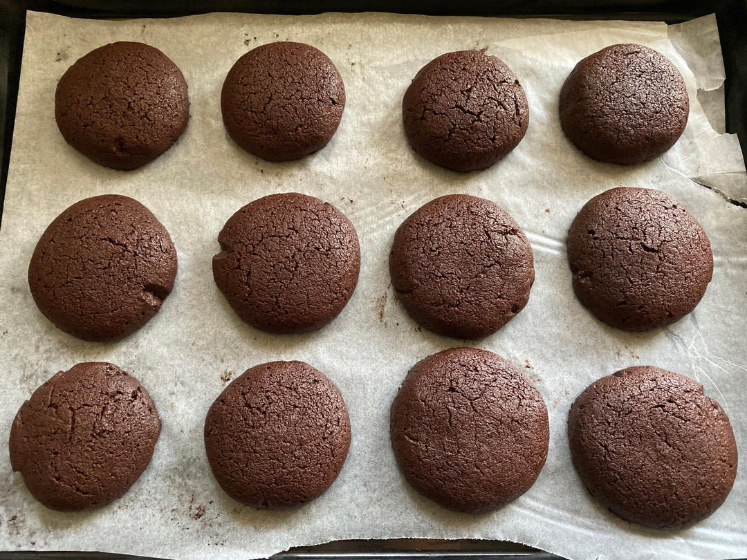 深秋的治愈• 布朗尼曲奇。外皮酥酥心太软