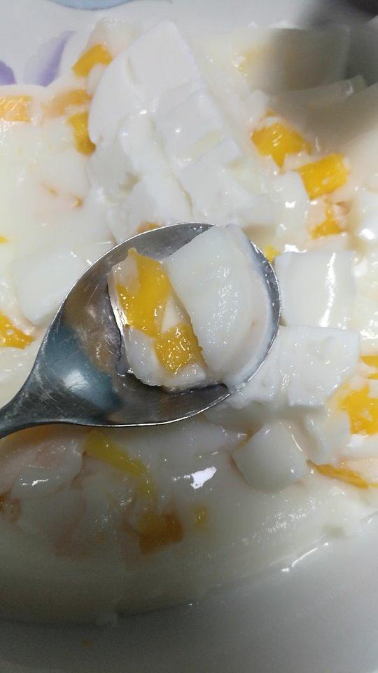 午后小甜点芒果椰汁糕教程