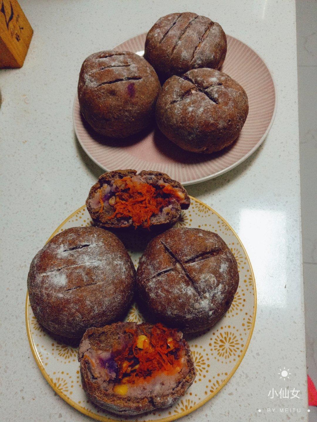 全麦无糖无油麻薯软欧