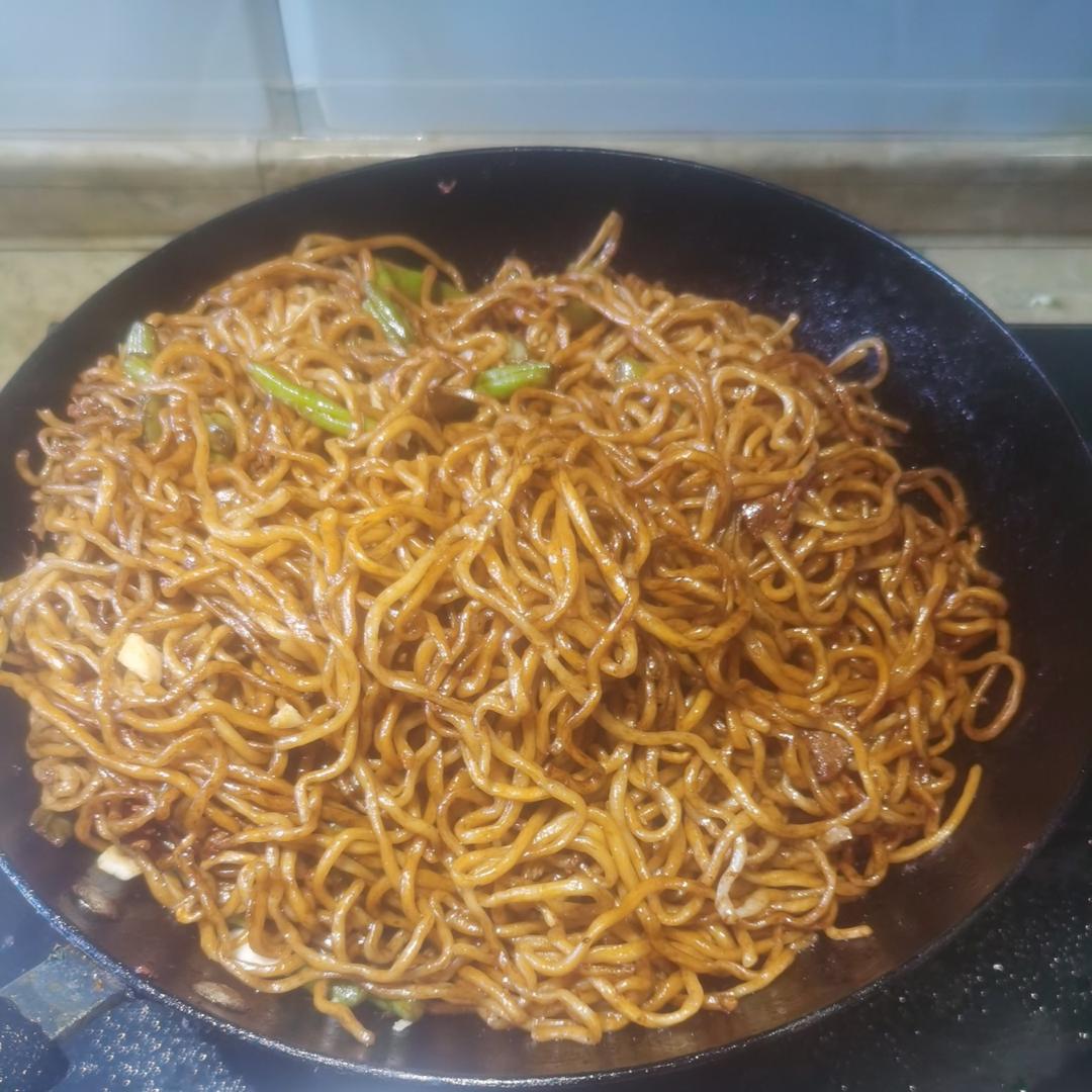 地道老北京扁豆焖面 豆角焖面 太好吃小心吃撑哦