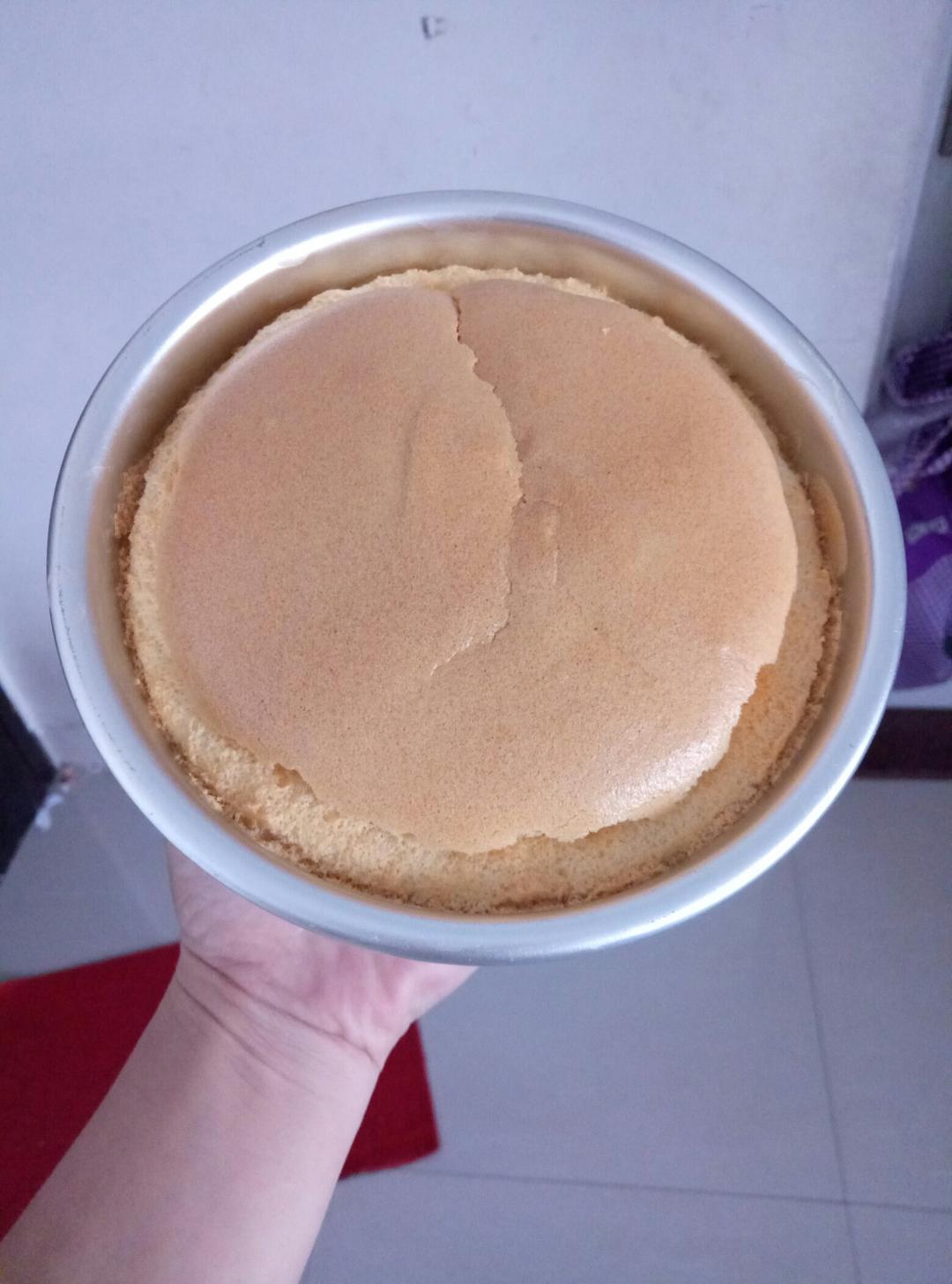 6寸原味戚风蛋糕